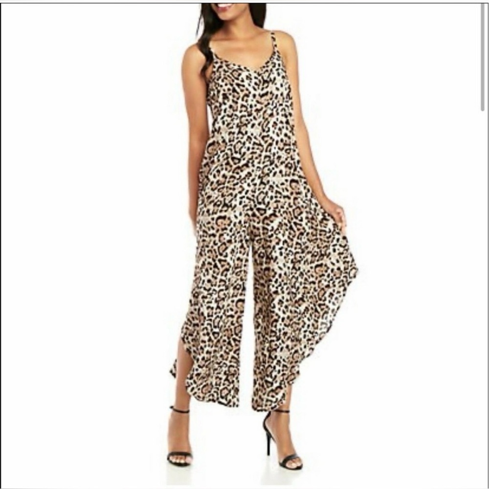1. State Leopard Print Jumpsuit